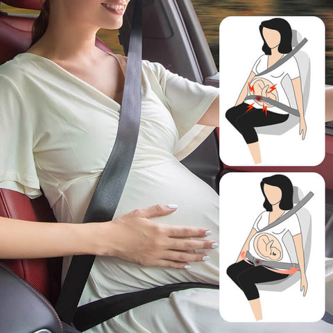 Pregnant lady's seat belts