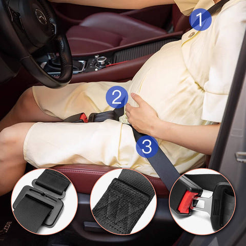 Pregnant lady's seat belts