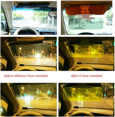 2 in 1 Car Anti-Glare Sun Visor