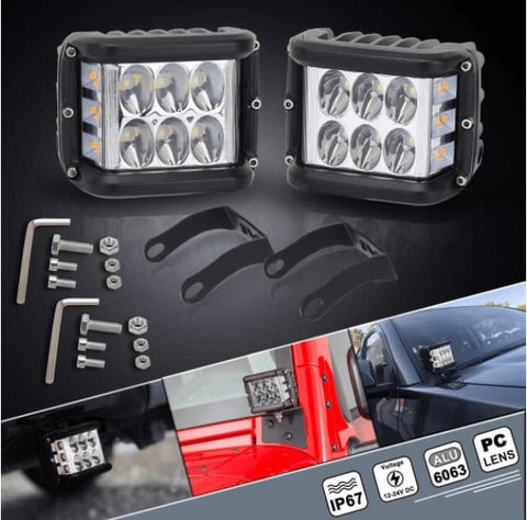 Car Dual Sides LED Dual Color Light🚗✨Great Sale⛄BUY 2 Get 10% OFF