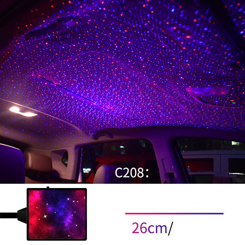 （✨Christmas Sales🎁）Star Light Projector Party Lights USB LED Light Interior Lighting LED Interior Car Lights