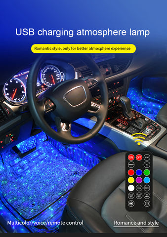 Car Interior Ambient Lights- (Contains 4 light bars)